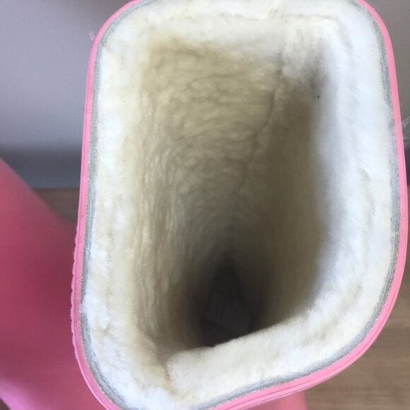 MoovBoot SuperGloss Tall Rubber/Sheepskin Boot - Picture 4 of 6